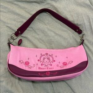Pink 2000s Hello Kitty Embroidered Purse